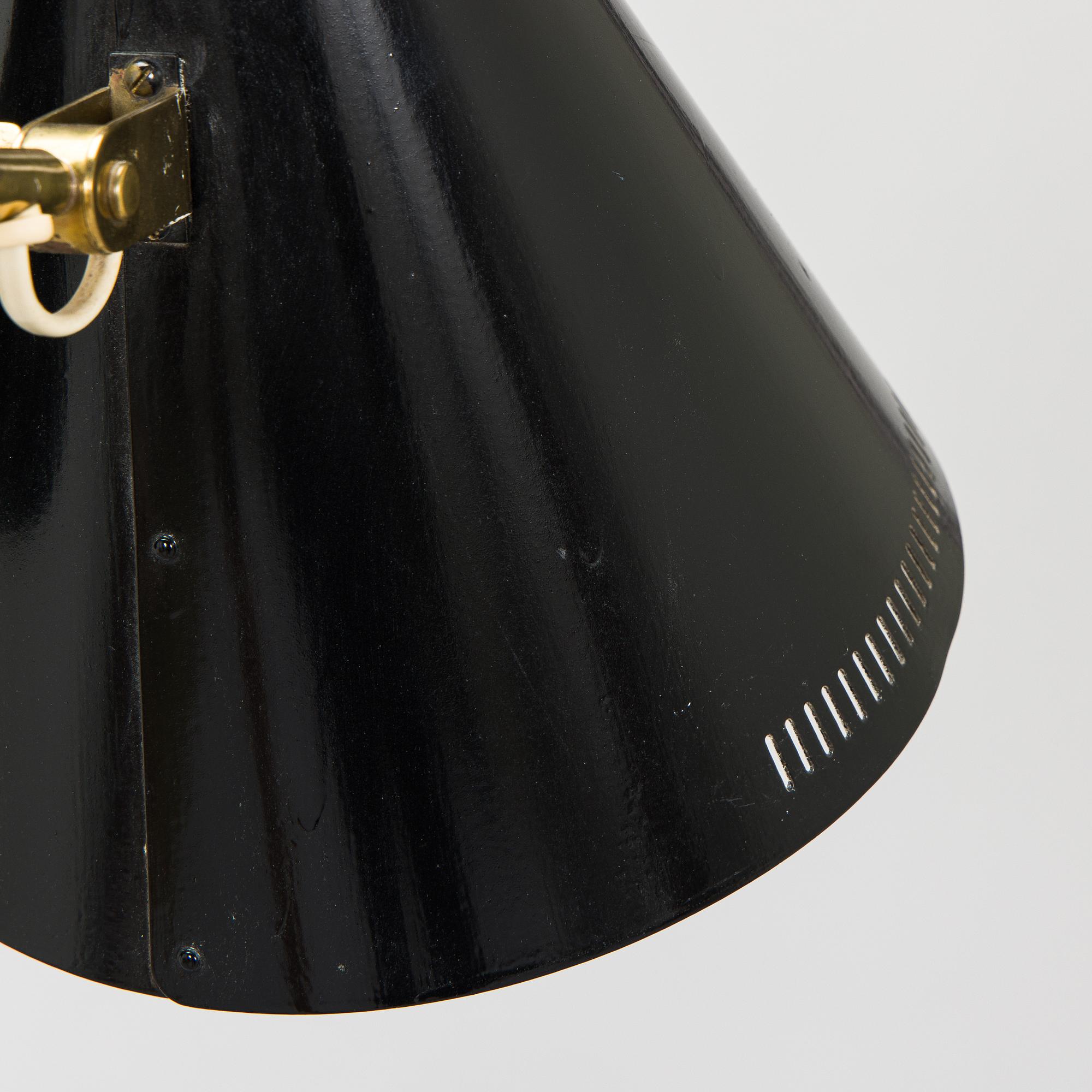 Paavo Tynell, a pair of mid-20th century K10-10 floor lamps for Taito Finland.