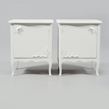 SÄNGBORD, ett par, Svensk Möbelindustri, 1900-talets andra kvartal.