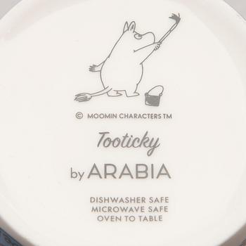 MUMINMUGGAR, 14 st, porslin, Moomin Characters, Arabia, 2000-tal.
