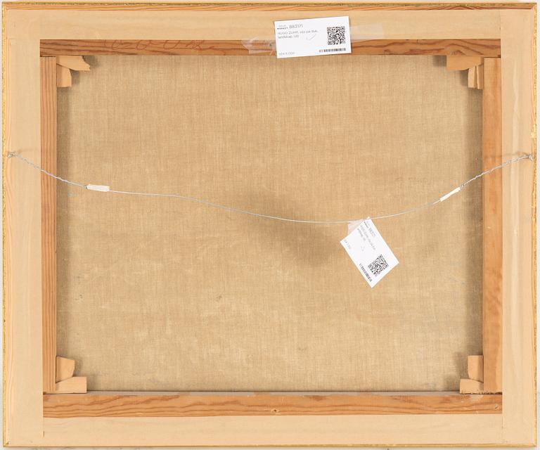 An oil on canvas by Hugo Zuhr. Signed.