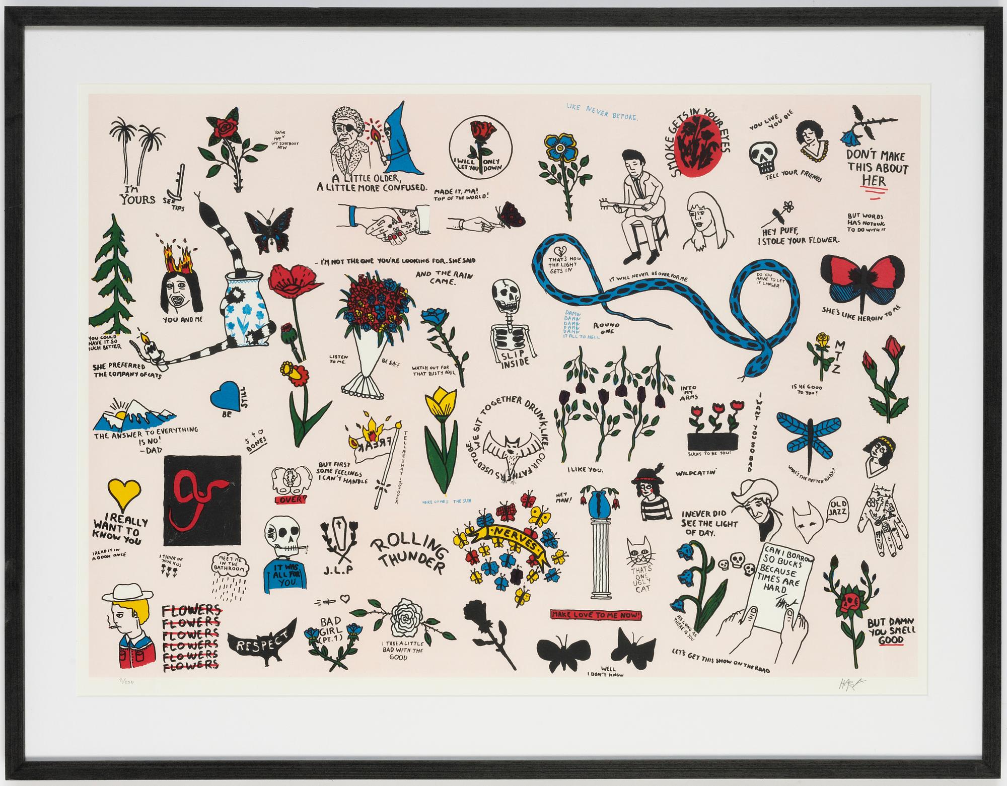 Harry Anderson, lithograph in colours, signed 2/250.