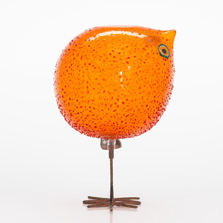 Alessandro Pianon, a 1960's 'Pulcino' glass bird for Vistosi, Italy.