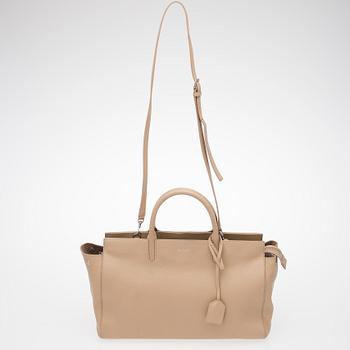 Nude Leather Cabas Rive Gauche Tote Bag.