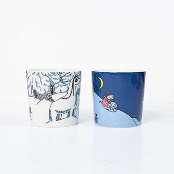 Arabia, ten Moomin mugs, Finland, 2002-2013.