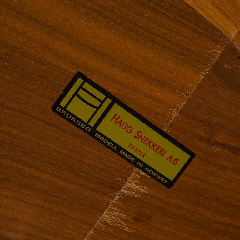 A Torbjörn Afdal rosewood sofa table from Haug Sniekkeri, Bruksbo, Norway, 1960's.