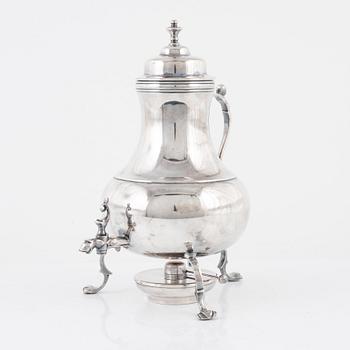 Samovar, nysilver, Firma Svenskt Tenn, 1900-talets andra hälft.