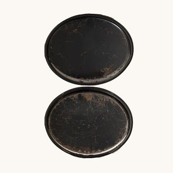 Trays 2 pcs first half of the 20th century.
