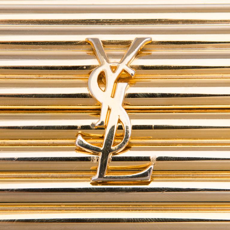EVENING PURSE, "Minaudière", Yves Saint Laurent, 1980s.