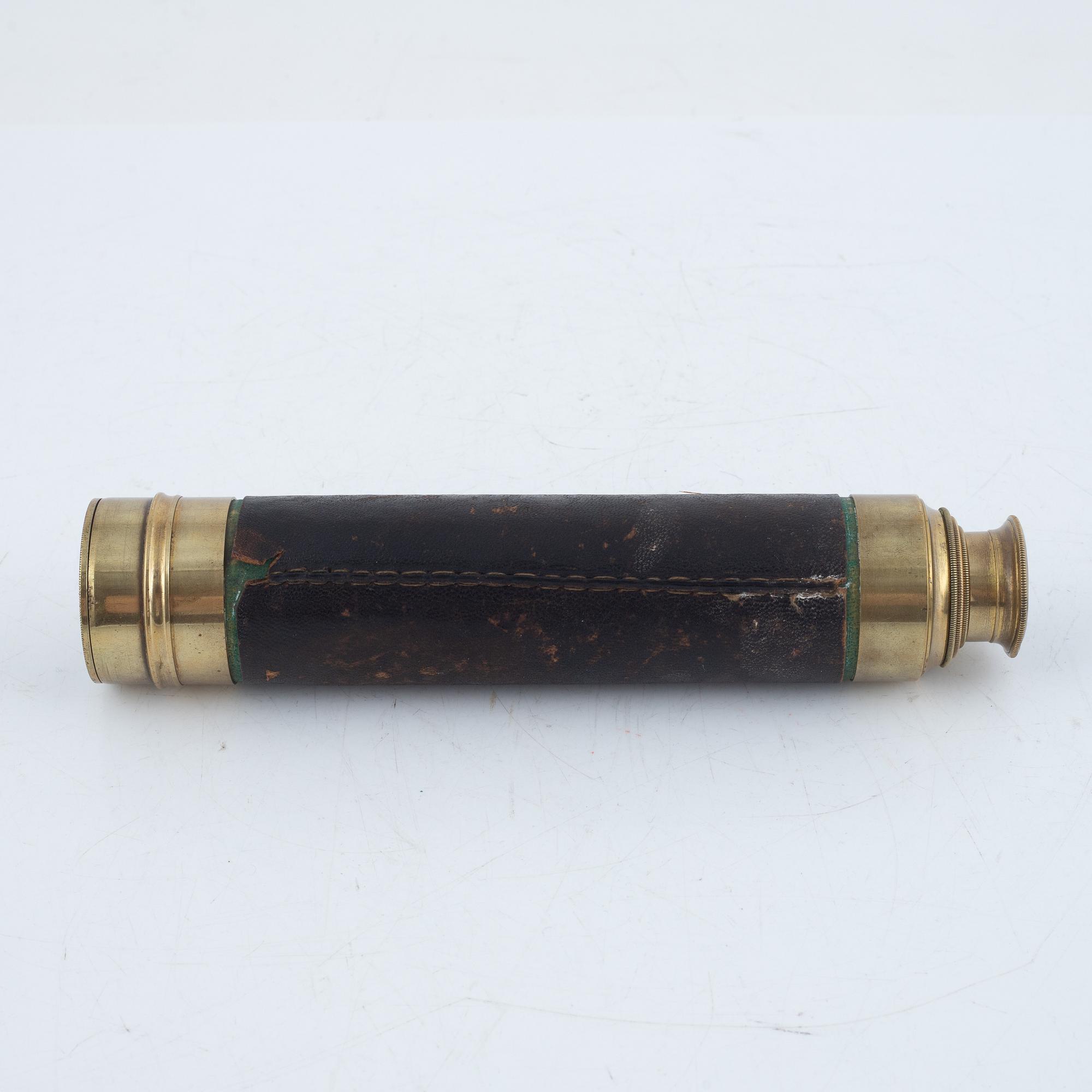 Spyglass, brass, 19th/20th century.