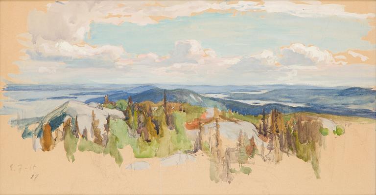 Eero Järnefelt, View from Koli.