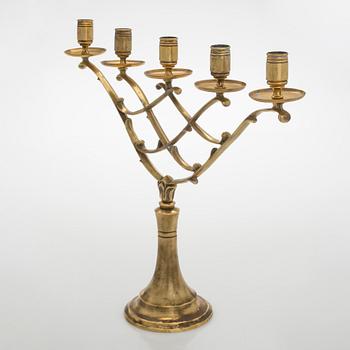 Paavo Tynell, A 1930s candelabrum, model 8003, Taito Oy, Finland.