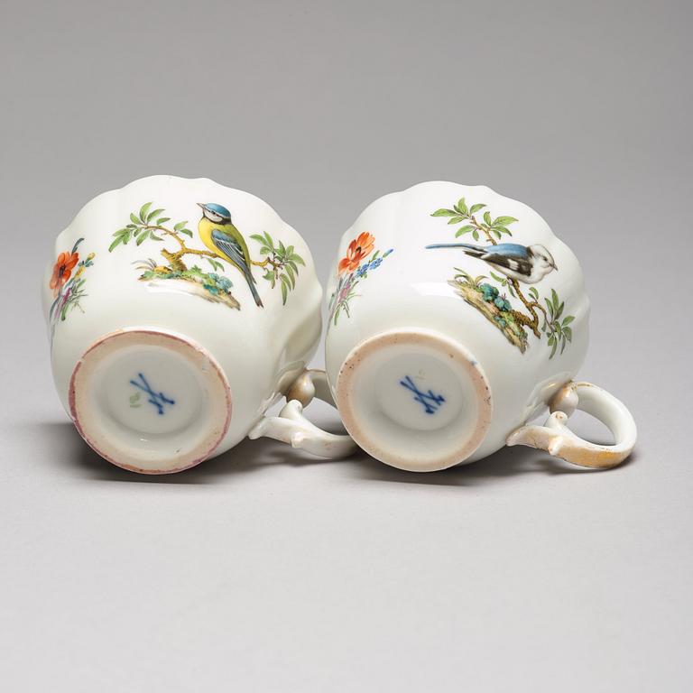 A Meissen Tete a Tete service, 19th Century. (6 pieces).