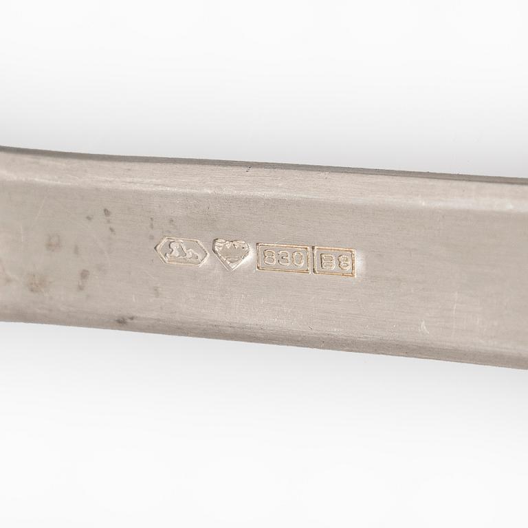 A 35-piece set of 'Jousi' (Bow) silver cutlery, Kultakeskus, Hämeeninna 1953-1979.