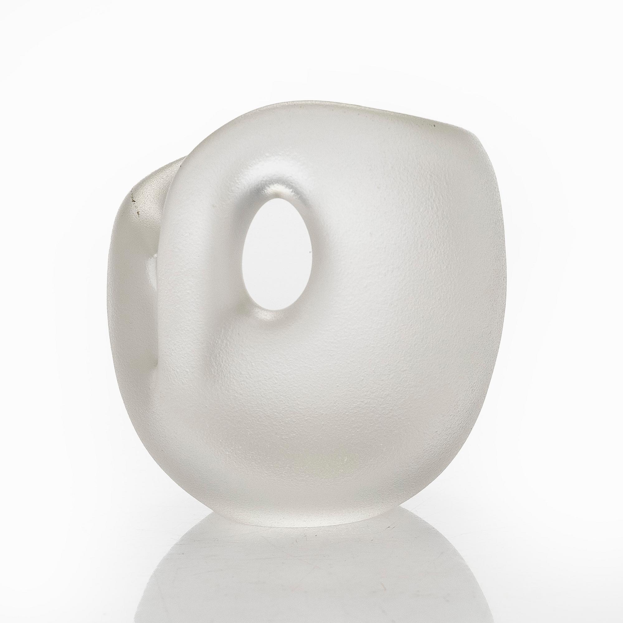 Timo Sarpaneva, sculpture, glass, 'Hiidenkirnu', Iittala.