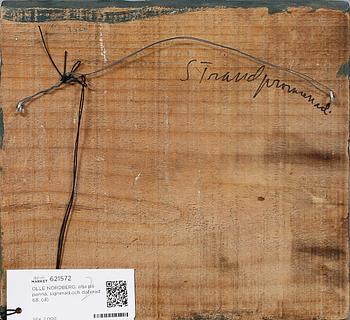 OLLE NORDBERG, olja på pannå, signerad och daterad 68.