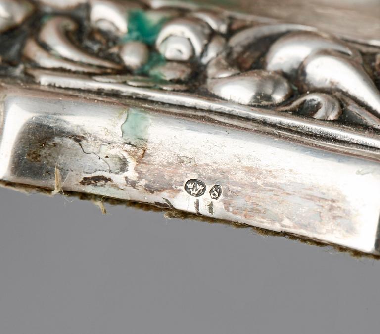 LJUSSTAKAR, ett par, silver, 1900-talets mitt - andra hälft.