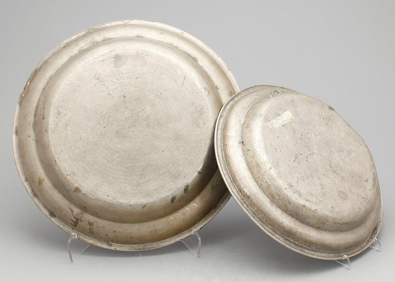 FAT, 4 st, tenn, bla Västerås, 1700/1800-tal.
