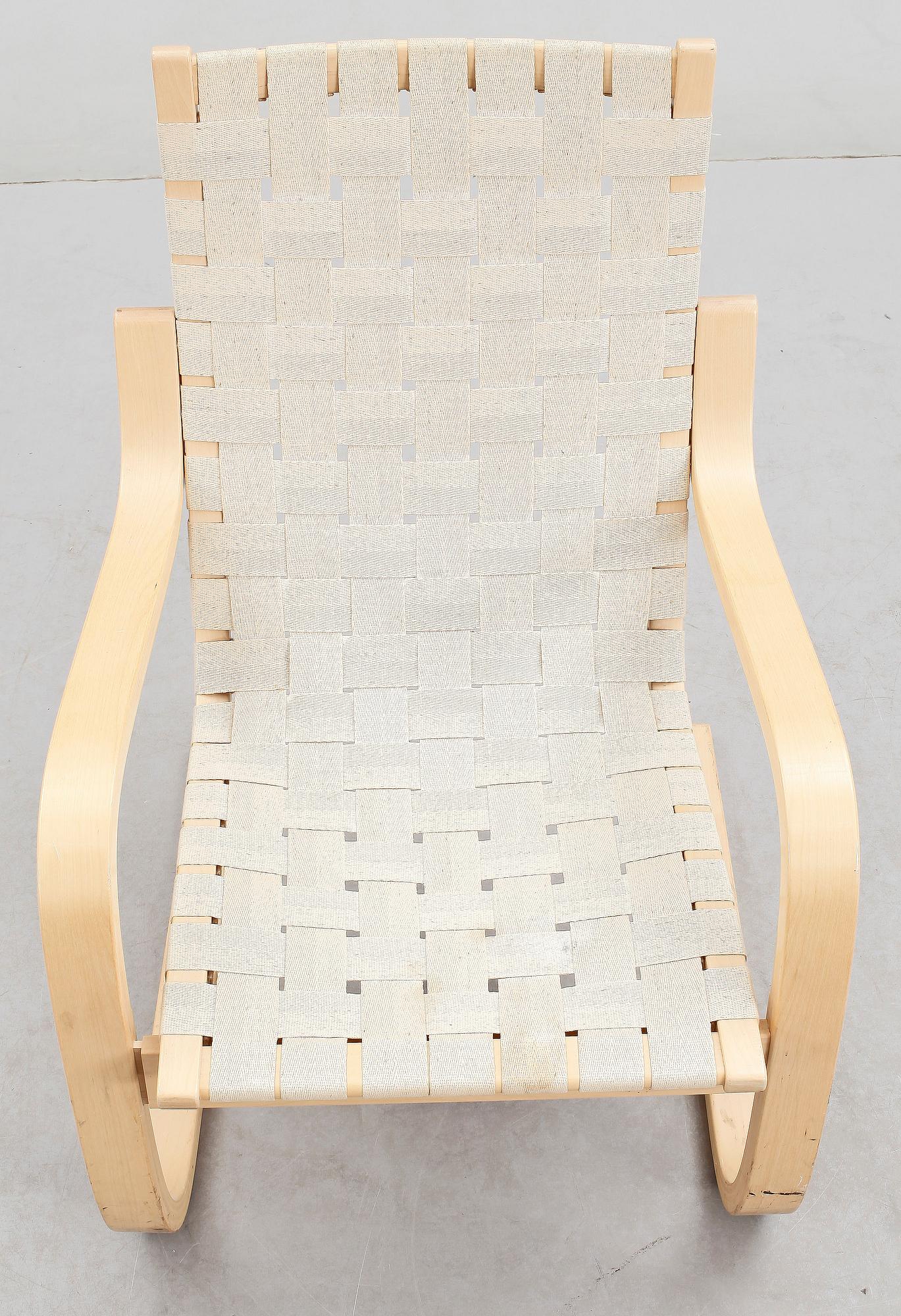 FÅTÖLJ, "Modell 406", Alvar Aalto, för Artek, Finland.