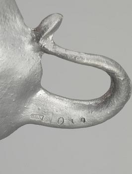 NATTLJUSSTAKAR, ett par, tenn, rokokostil, 1800/1900-tal.