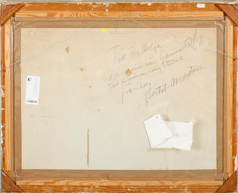 GUSTAF ADOLF BERTEL-NORDSTRÖM, olja på pannå, sign och dat 1934.