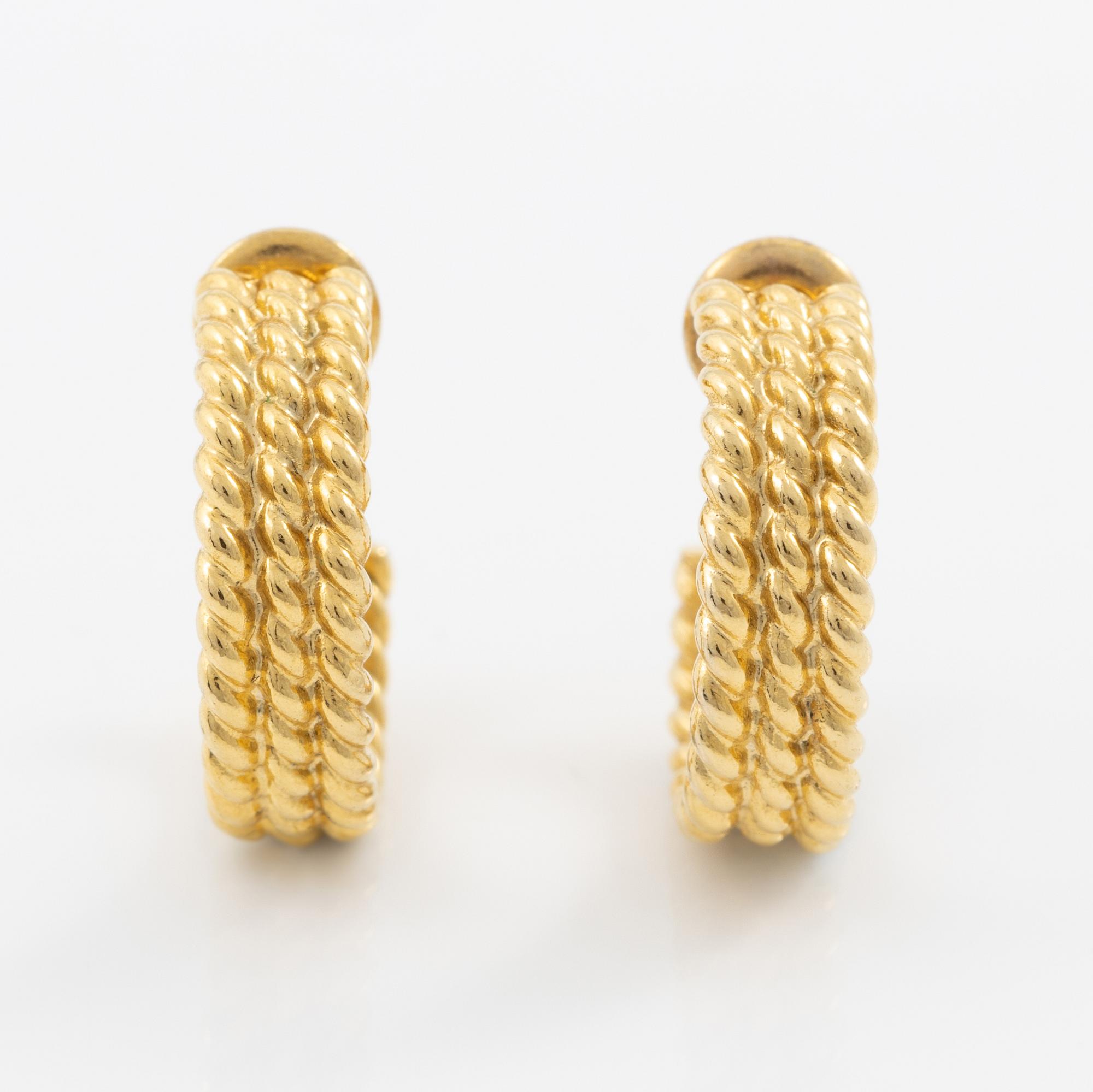 Pierre Cardin, earrings, 6 pairs. Vintage.