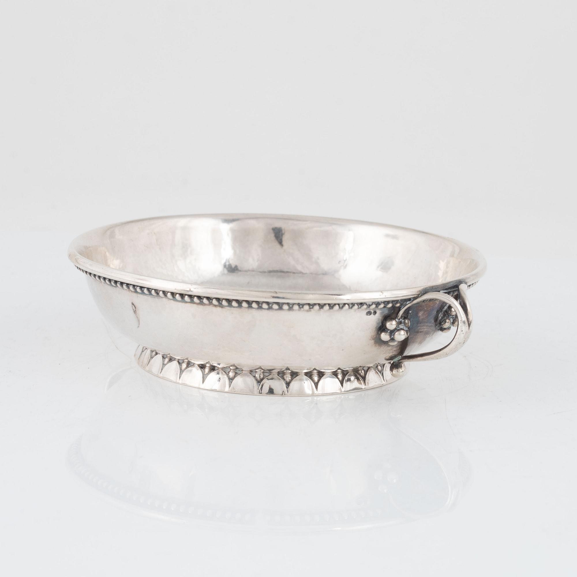 Skål, sterlingsilver, design nr 158, Georg Jensen, Köpenhamn, 1915-1919.