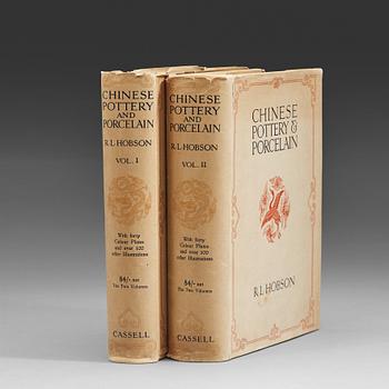 435. Books, two volumes by R.L. Hobson 'Chinese Pottery & Porcelain. Cassel and Co, Ltd, 1915. Limited Edition No 188/1500.