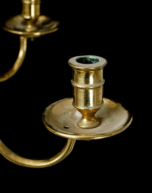TAKKRONA, mässing, barock, 1700-tal.