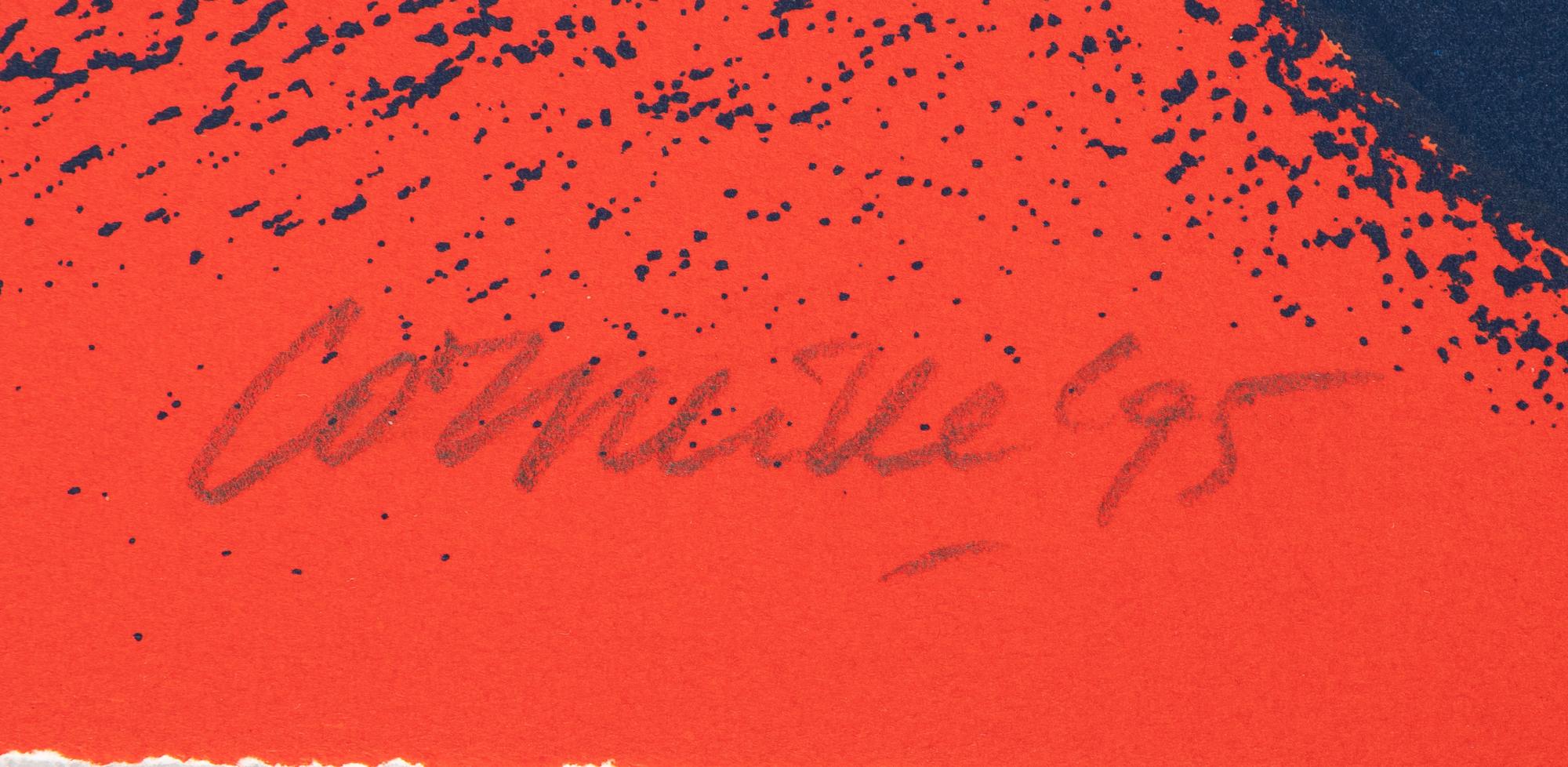 Beverloo Corneille, silkscreen in colours, 1995, signed XVI/XXV.