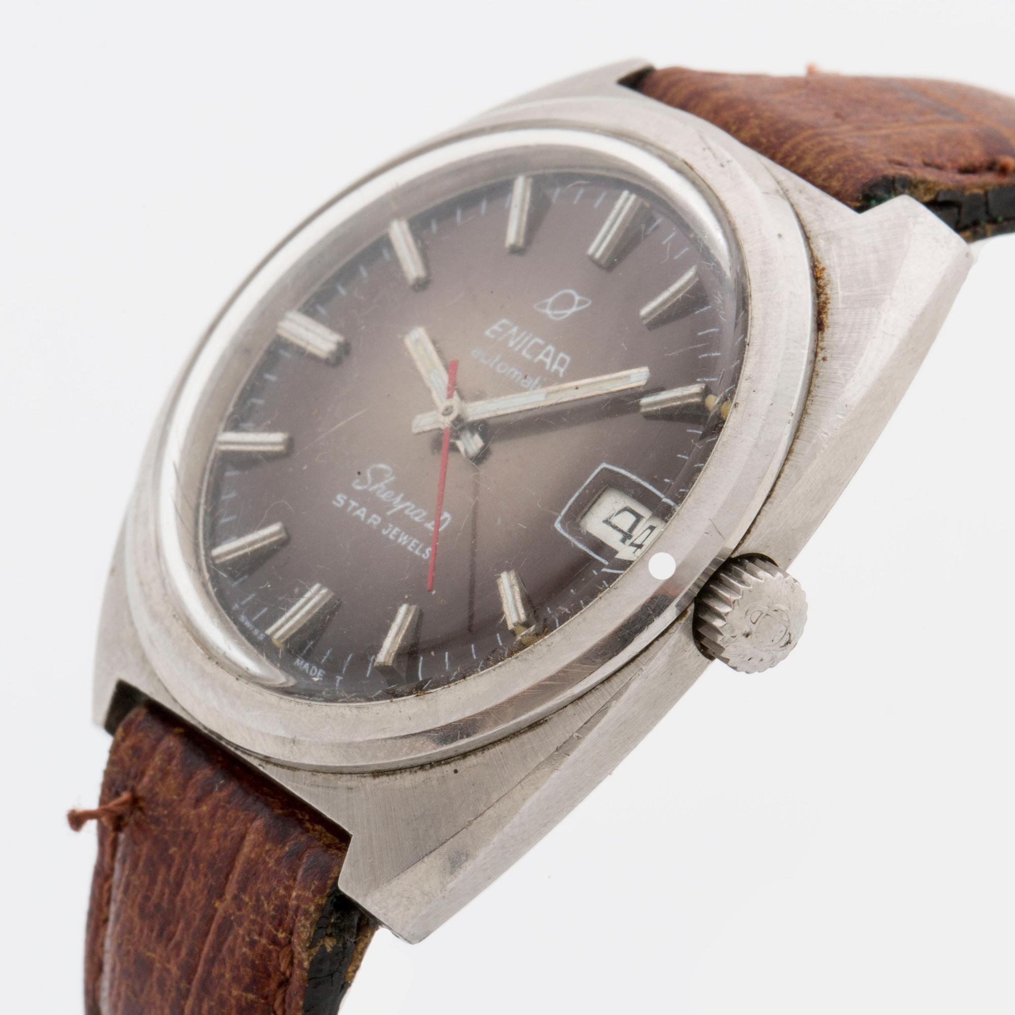 ENICAR, Sherpa D, wristwatch, 37 mm,