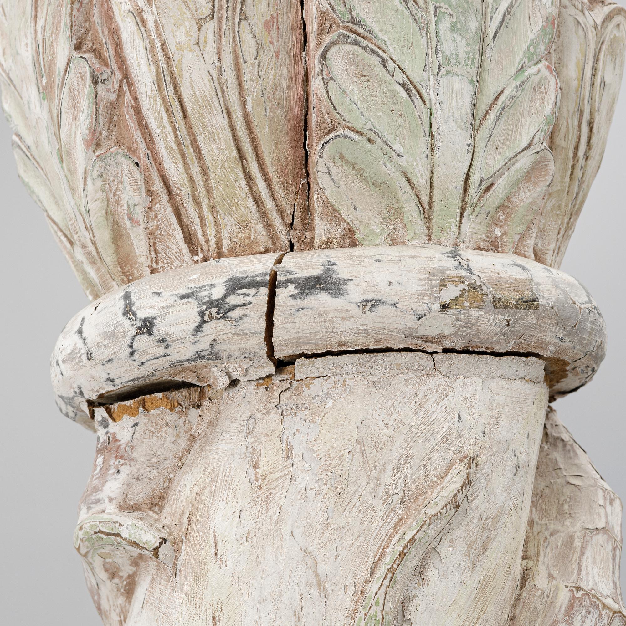 Kolonner, ett par, Angloindiska, omkring 1900.