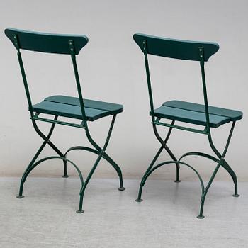 TRÄDGÅRDSMÖBEL, 5 delar, Byarums bruk, 1900-talets andra hälft.