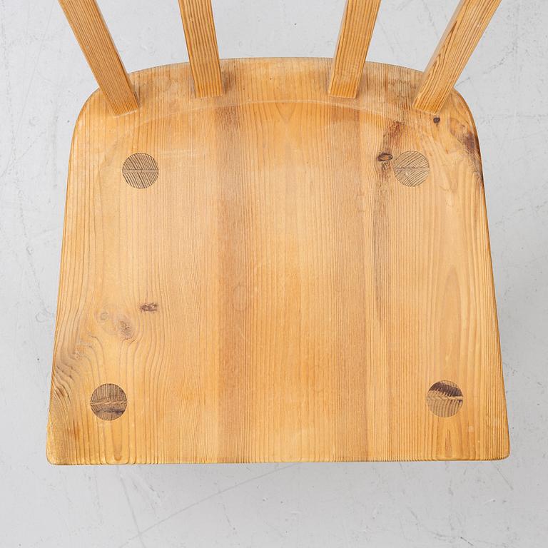 Göran Malmvall, 4 chairs and dining table, Karl Andersson & Söner and Svensk Fur.