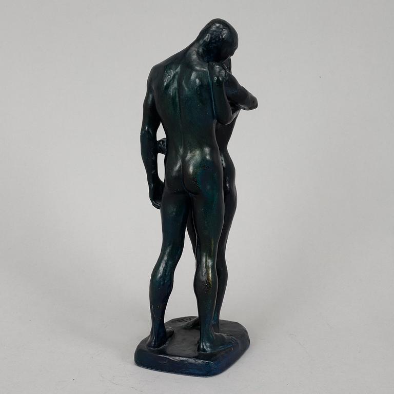 Gudmar Olovson, sculpture, plaster, signed.