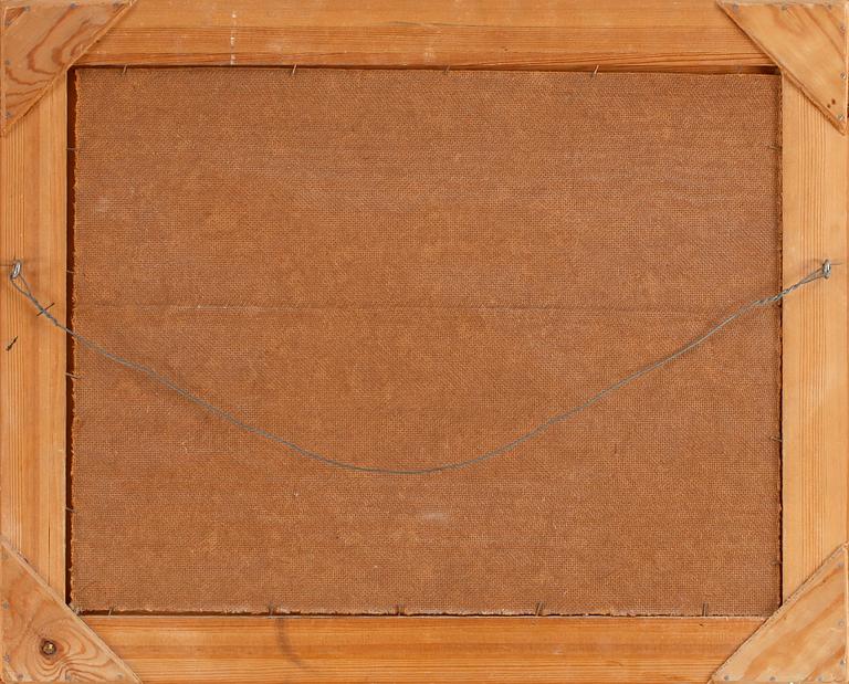 JENS SINDING CHRISTENSEN, olja på pannå, monogramsignerad.