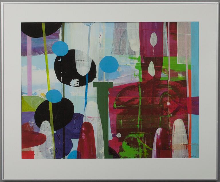 ASTRID SYLWAN, litografi, signerad och daterad 2008.