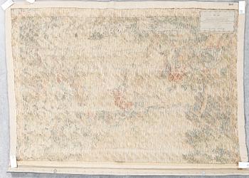TAPET, maskinvävd, Manufacture d'Aubusson Robert Four, modern tillverking, ca 135x185.
