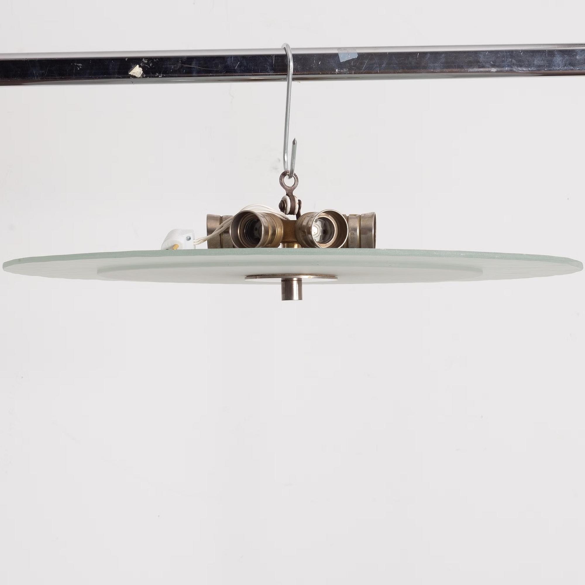 Harald Notini, a ceiling lamp model "10404", Arvid Böhlmarks Lampfabrik, Stockholm, 1930s.
