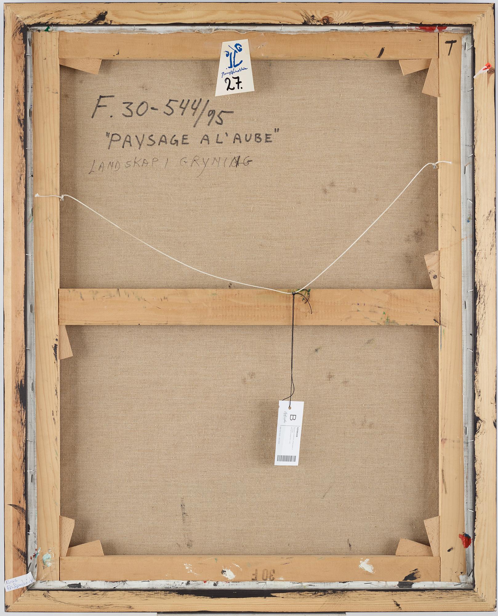 Bengt Lindström, "Paysage a l'Aube".