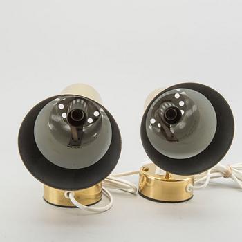 HANS-AGNE JAKOBSSON, brass wall lights.