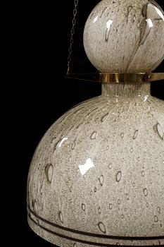A ceiling lamp from Flygsfors, second half of the 20th century. Height excl. chains ca 38 cm.