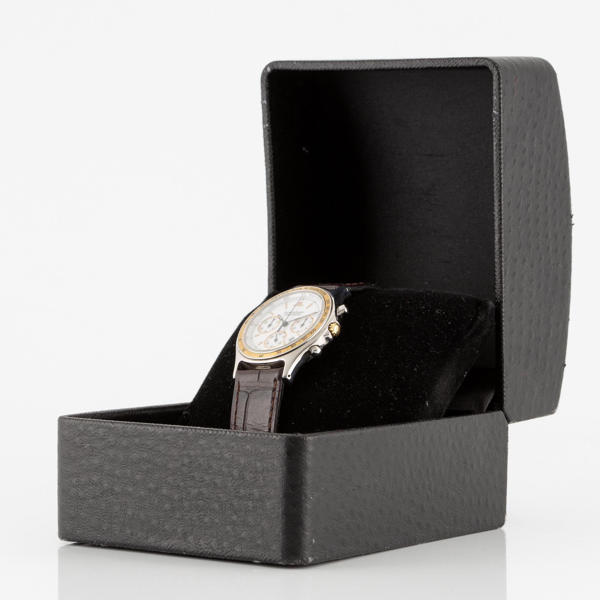 Jaeger-LeCoultre, Heraion, chronograph, wristwatch, 33 mm.