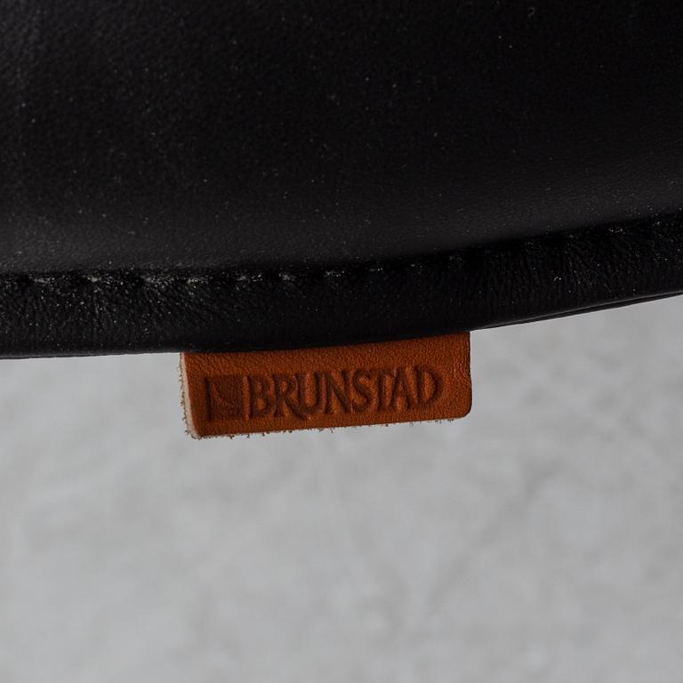 A pair of 'Delta Adventure' leather eay chairs, Brunstad AS, Norway.