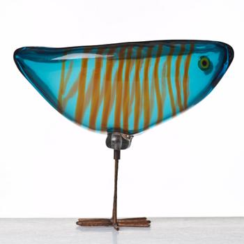 Alessandro Pianon, fågel, "Pulcino", Vistosi, Italien 1960-tal.