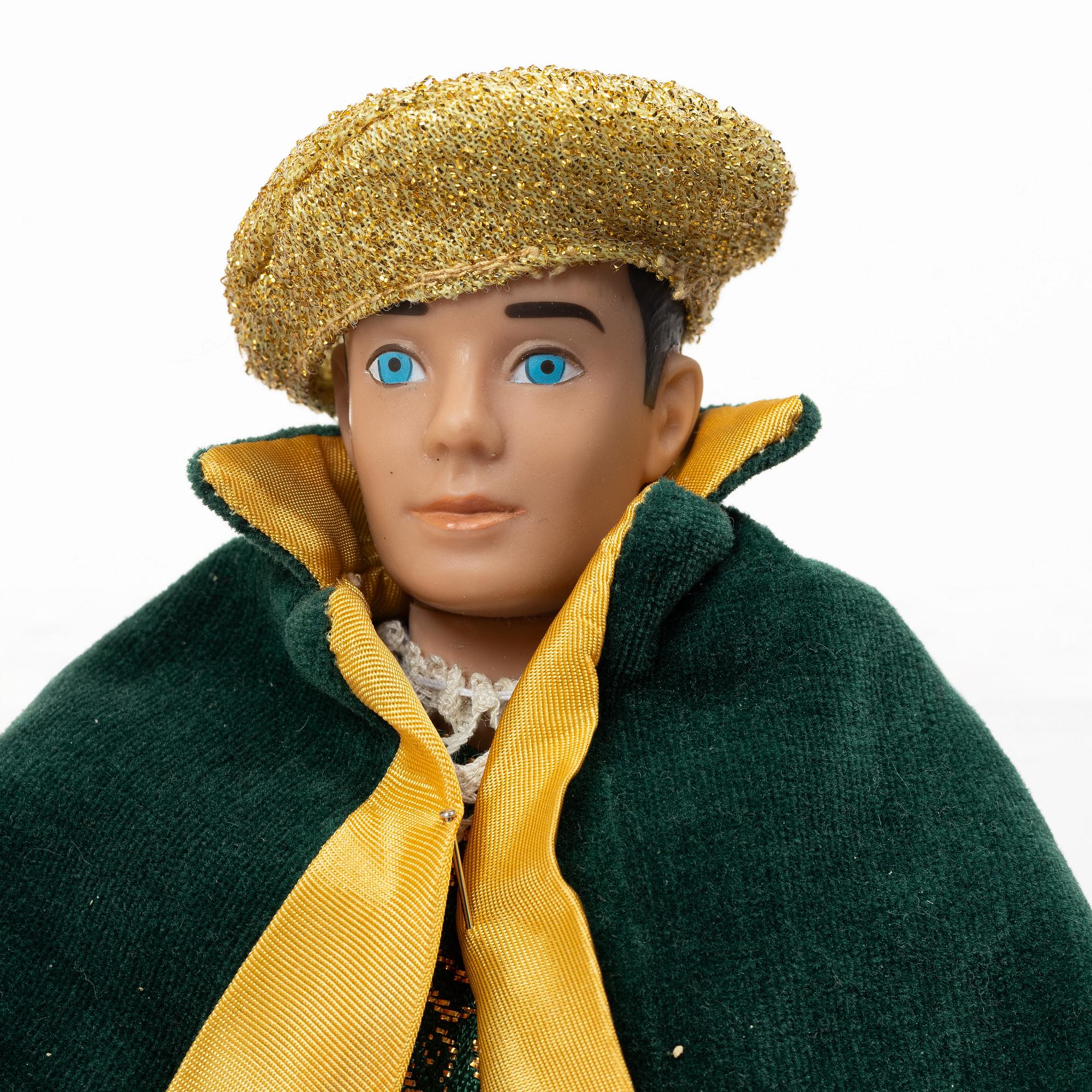 Barbiedockor, 3 st, "Ken", Mattel, 1960-tal.