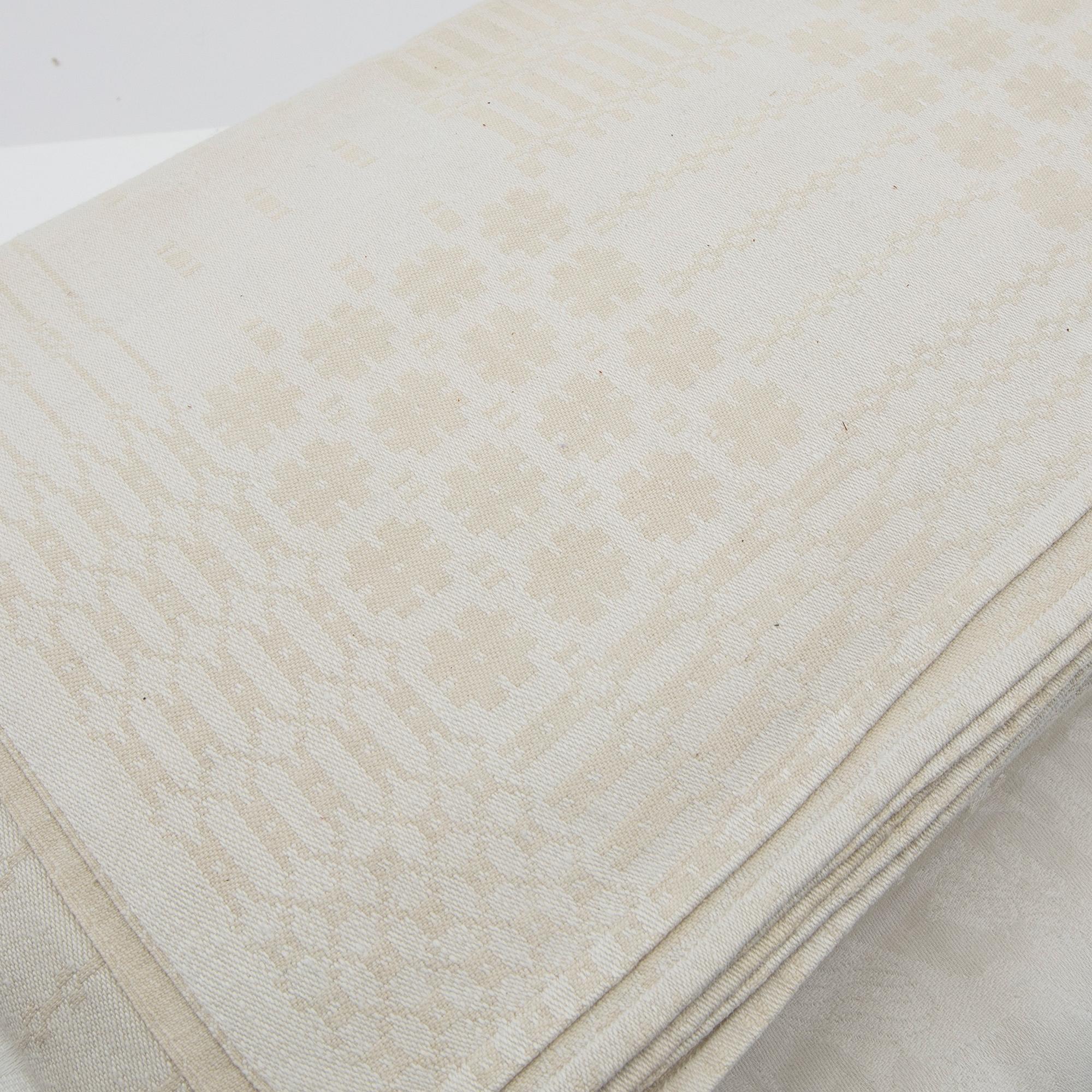 Handdukar 7+8 st linne/damast 1900-talets första hälft.