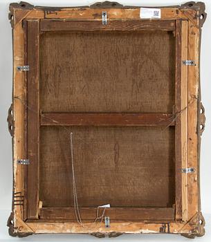 FRIEDRICH BOSER, olja på duk. Signerad F. Boser och daterad 1862.