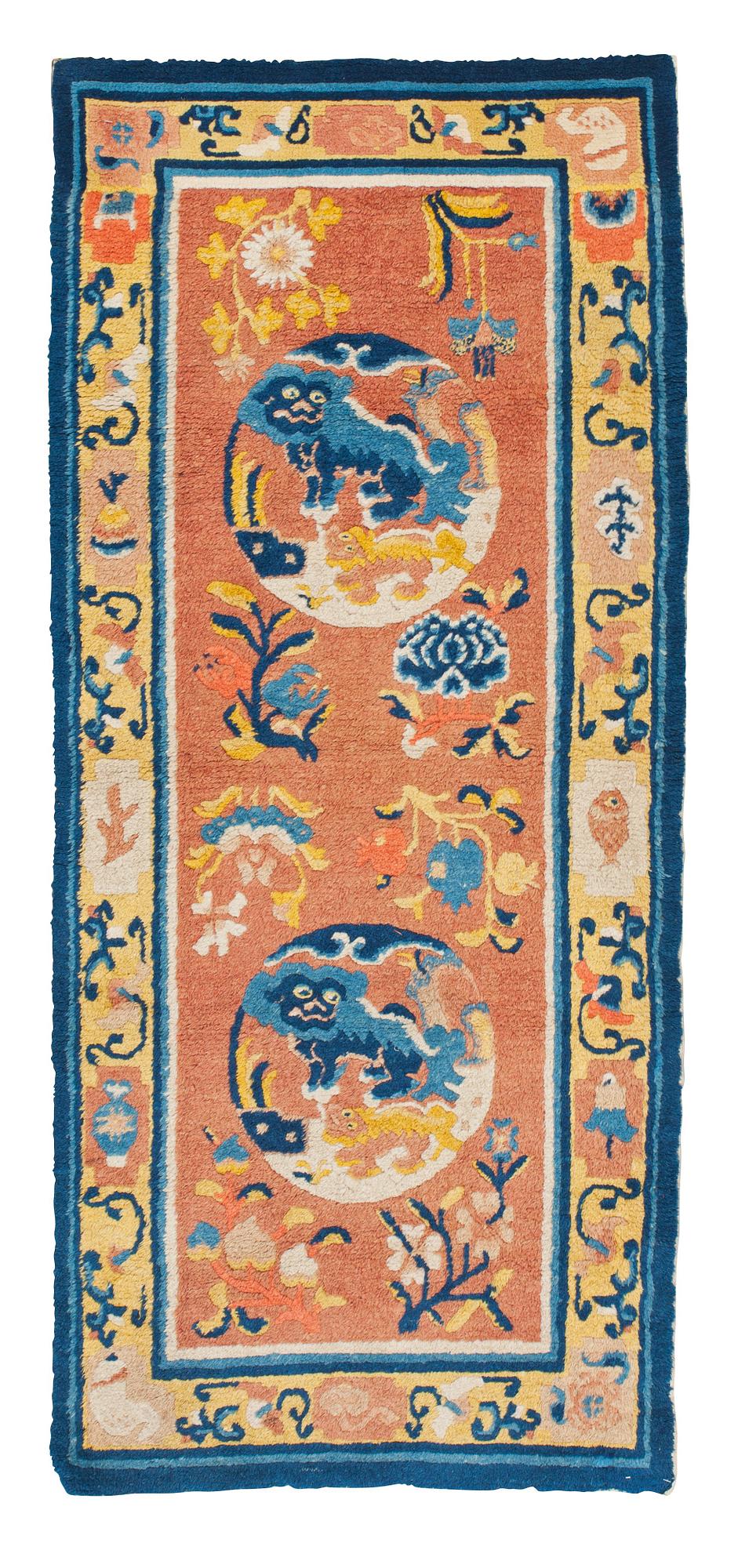 MATTA. Antik Ningxia. 160,5 x 71 cm. Kina sen Qing dynasti.