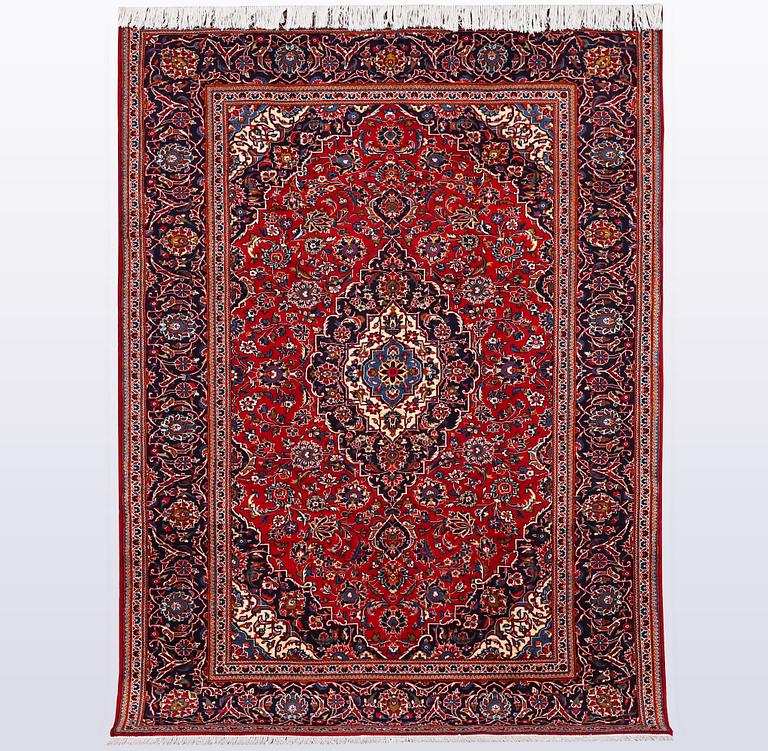 A carpet, Kashan, 308 x 202 cm.