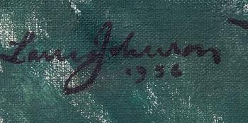 OKÄND KONSTNÄR, olja på duk, sign o dat 1954.